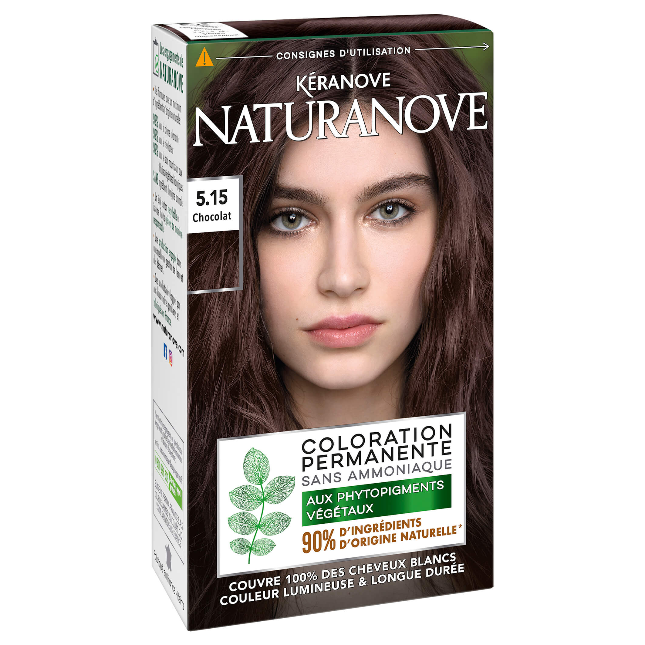 Coloration Permanente Sans Ammoniaque Chocolat 5 15 Naturanove Coloration Permanente Sans Ammoniaque Chocolat 5 15 Naturanove
